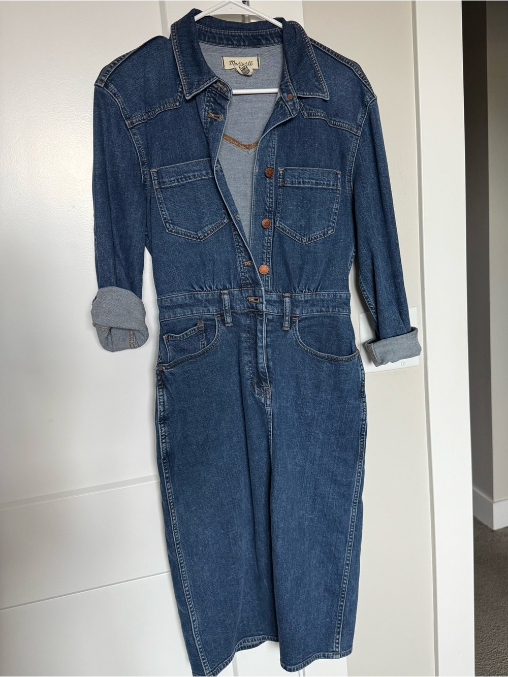 Madewell Blue Denim Dress
